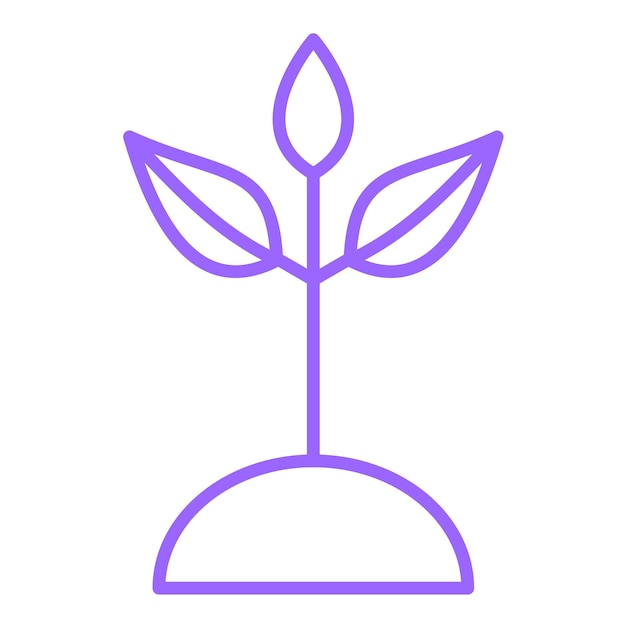 Diseño vectorial Estilo del icono de siembra