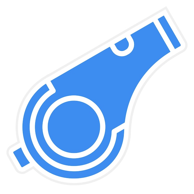 Diseño vectorial Estilo del icono del silbido