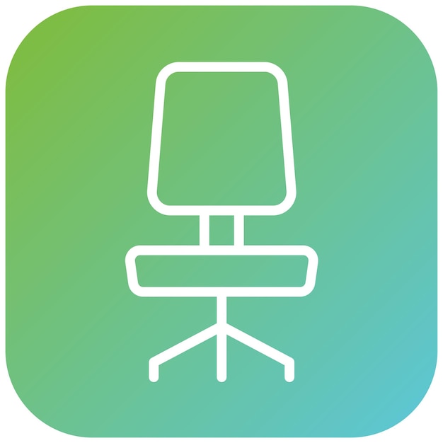 Diseño vectorial Estilo del icono de la silla Eames