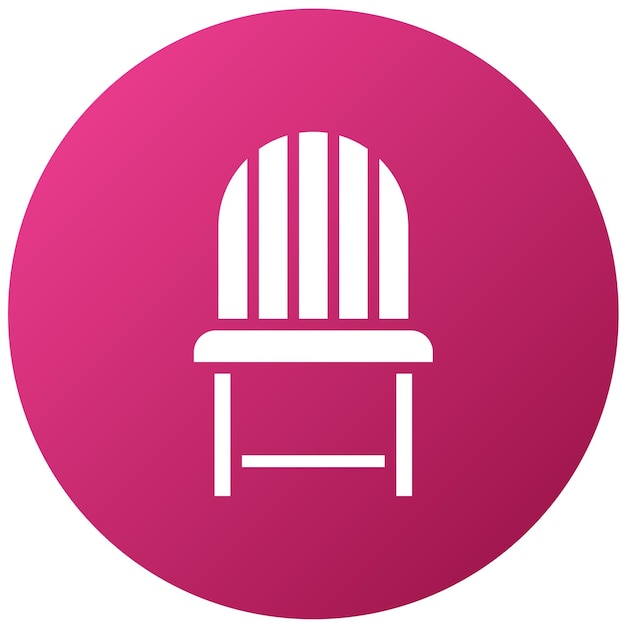 Diseño vectorial Estilo del icono de la silla Windsor