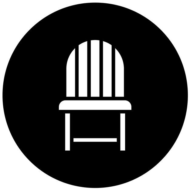 Diseño vectorial Estilo del icono de la silla Windsor