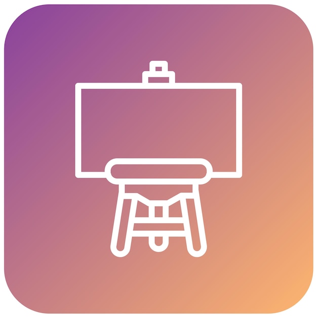 Diseño vectorial Estilo del icono del sillón