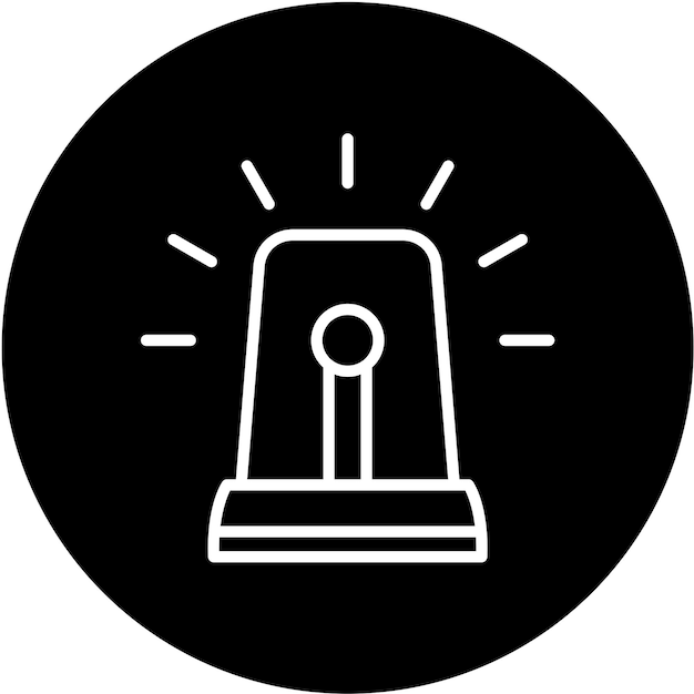 Diseño vectorial Estilo del icono de la sirena