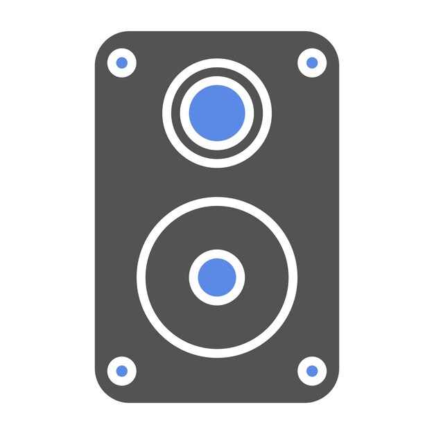 Diseño vectorial Estilo del icono del sistema de sonido