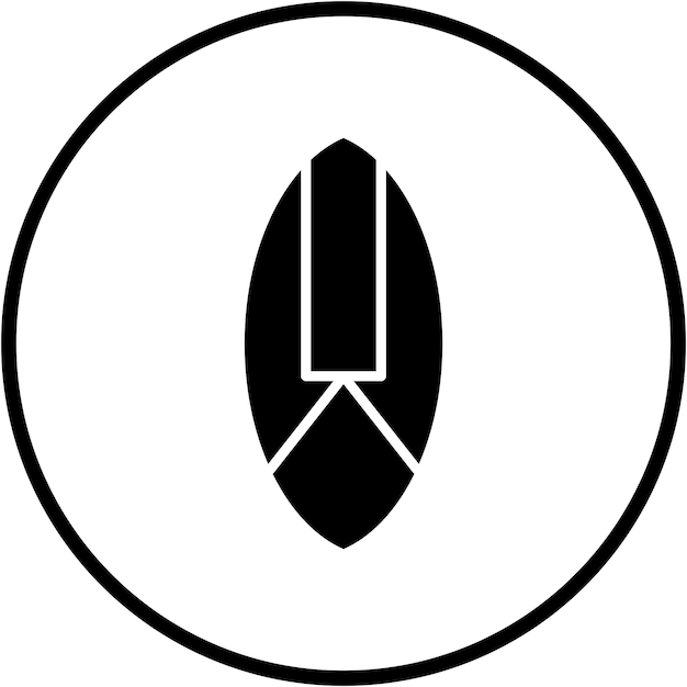 Diseño vectorial de estilo de icono de skimboarding