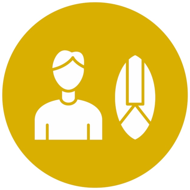 Diseño vectorial Estilo de icono de Skurfing