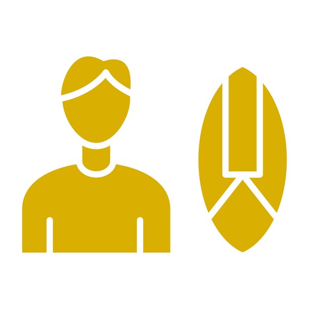 Diseño vectorial Estilo de icono de Skurfing