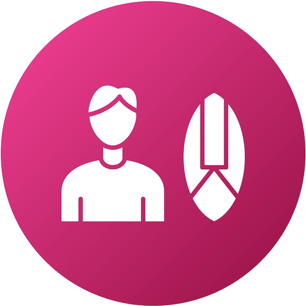 Diseño vectorial Estilo de icono de Skurfing
