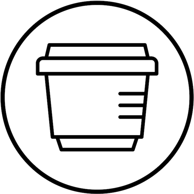 Diseño vectorial del estilo de icono Skyr
