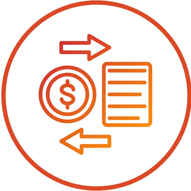 Diseño vectorial Estilo del icono de soborno