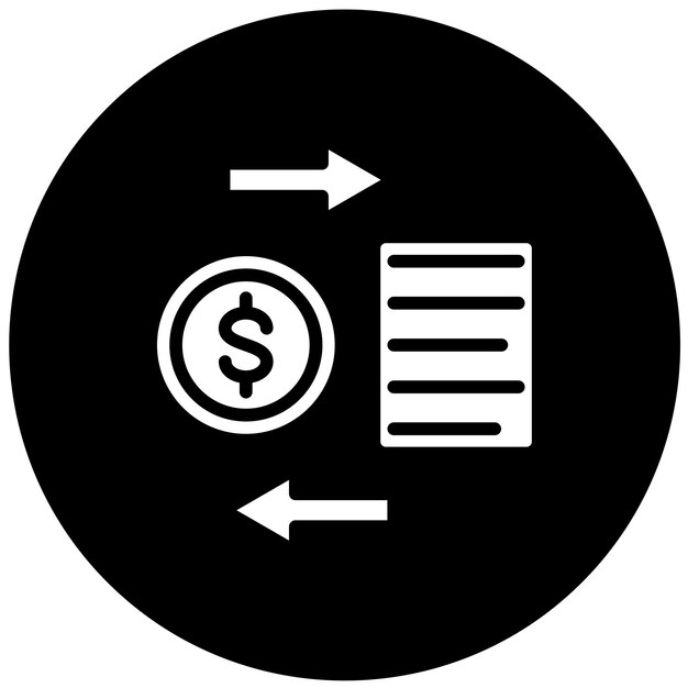 Diseño vectorial Estilo del icono de soborno