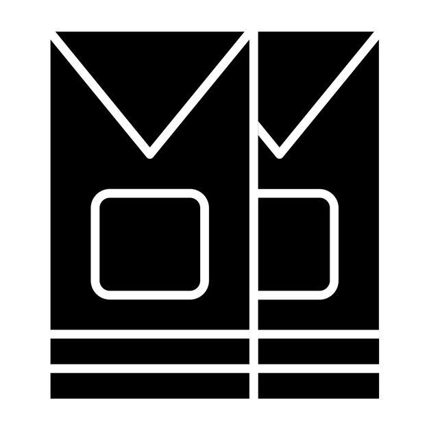 Diseño vectorial Estilo de icono de sobre largo