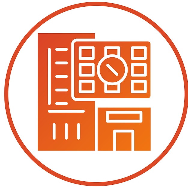 Diseño vectorial Estilo de icono sobrecargado