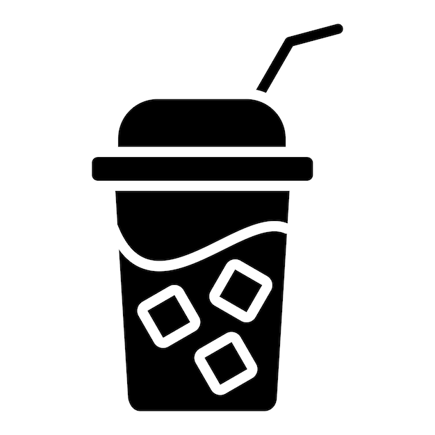 Diseño vectorial Estilo del icono de Soda