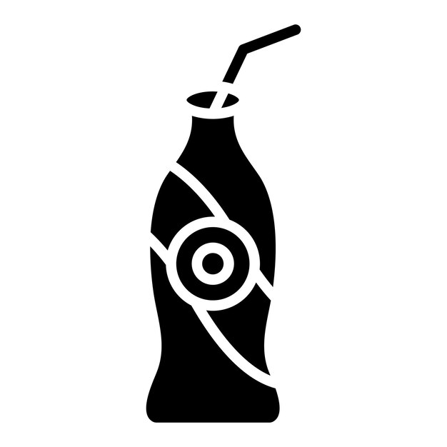 Vector diseño vectorial estilo del icono de soda