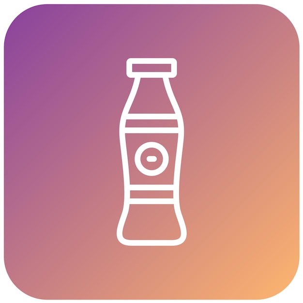 Diseño vectorial Estilo del icono de Soda