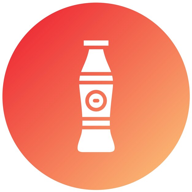 Diseño vectorial Estilo del icono de Soda