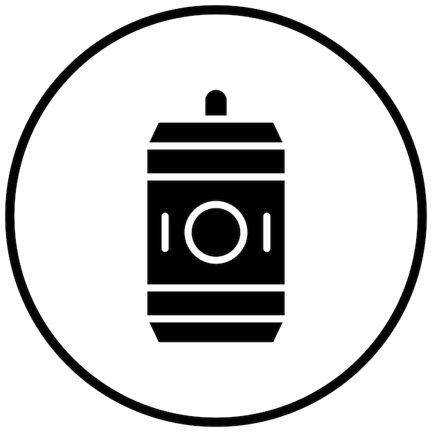 Diseño vectorial Estilo del icono de Soda