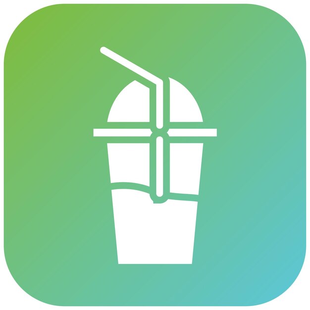 Diseño vectorial Estilo del icono de Soda