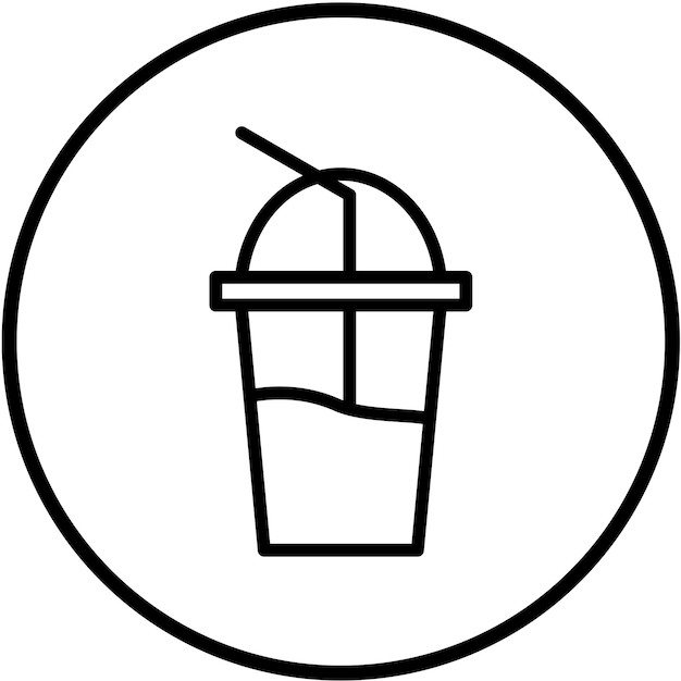 Diseño vectorial Estilo del icono de Soda