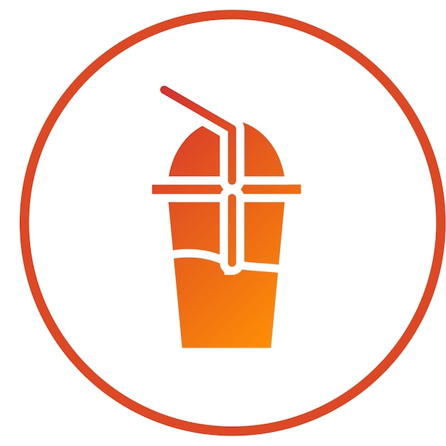 Diseño vectorial Estilo del icono de Soda