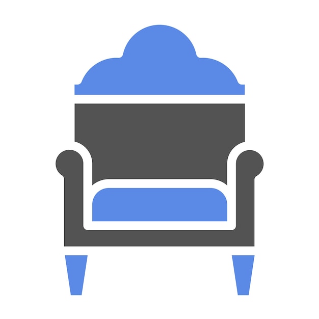 Diseño vectorial Estilo del icono del sofá