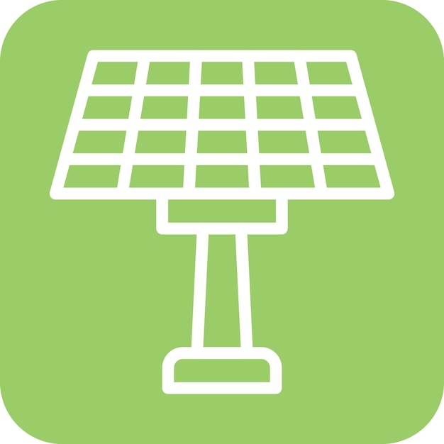 Diseño vectorial Estilo del icono solar