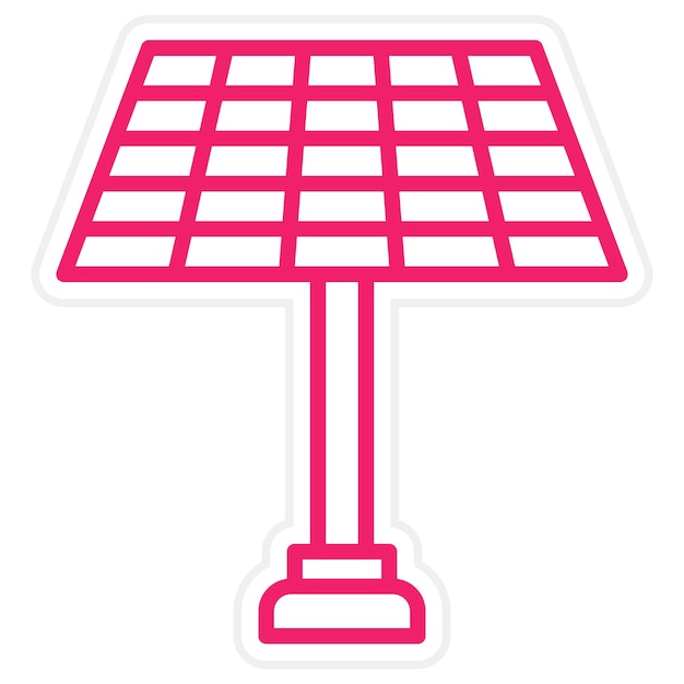 Diseño vectorial Estilo del icono solar