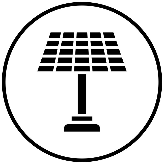 Diseño vectorial Estilo del icono solar