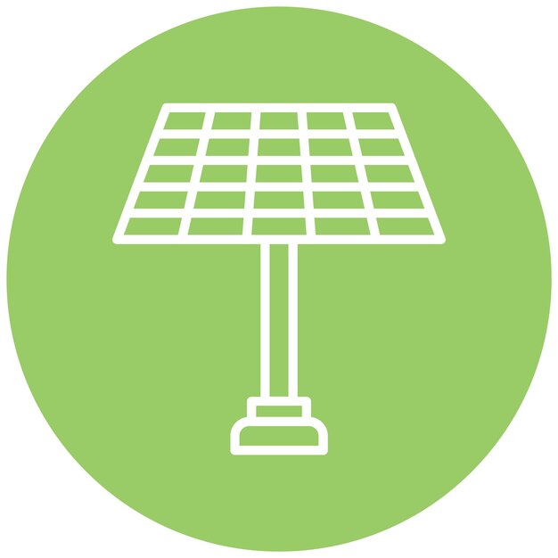 Diseño vectorial Estilo del icono solar