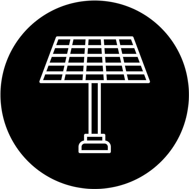 Diseño vectorial Estilo del icono solar