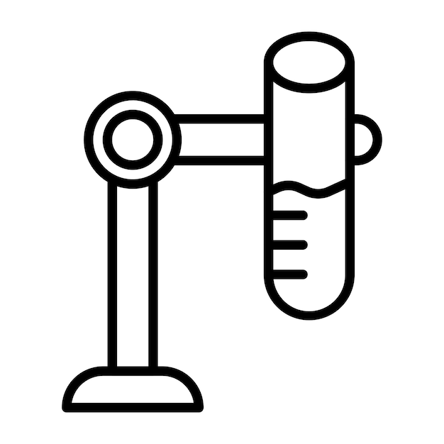 Diseño vectorial Estilo del icono del soporte del anillo