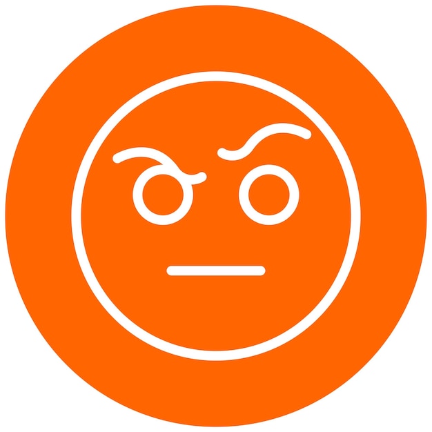 Diseño vectorial Estilo de icono sospechoso