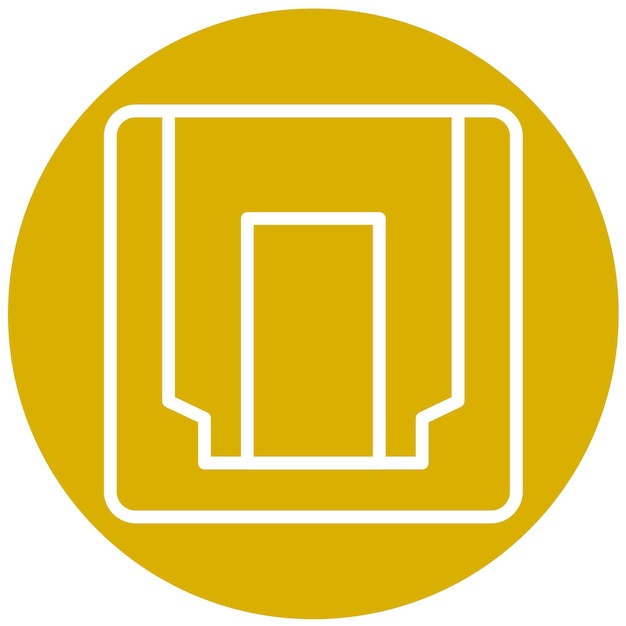 Diseño vectorial estilo de icono SPDIF
