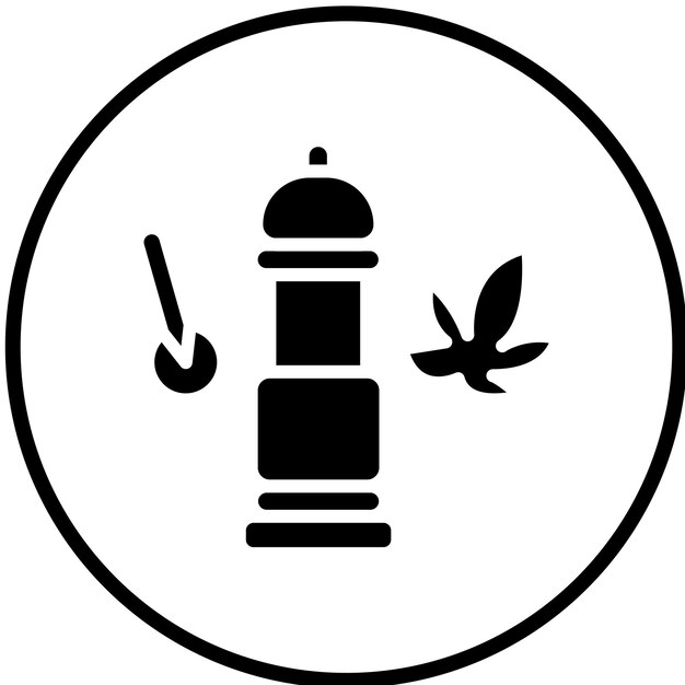 Diseño vectorial del estilo del icono de Spice Aisle