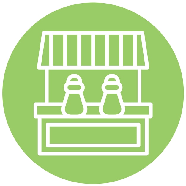 Diseño vectorial del estilo del icono de Spice Emporium