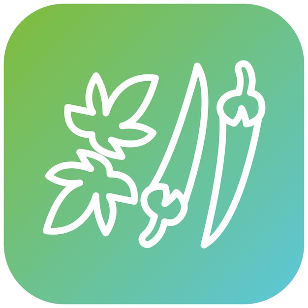 Diseño vectorial del estilo del icono de Spice Treasury