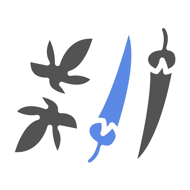Diseño vectorial del estilo del icono de Spice Treasury