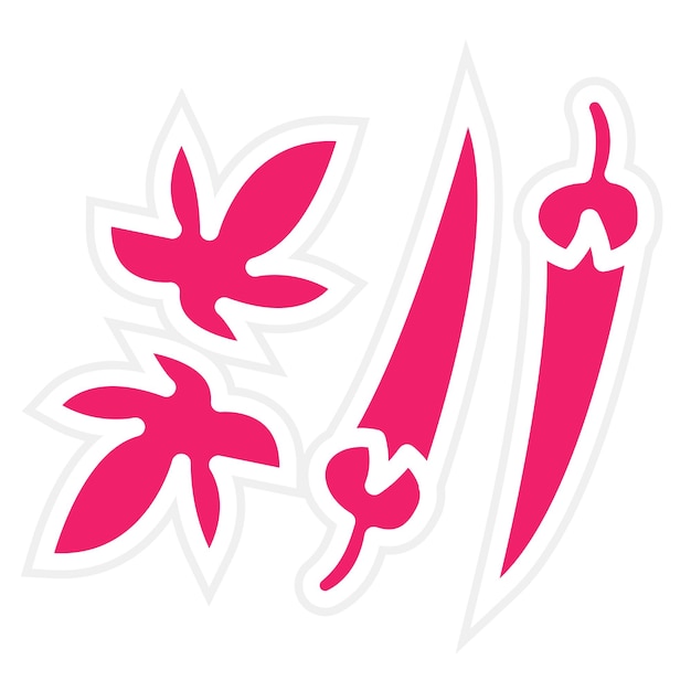 Diseño vectorial del estilo del icono de Spice Treasury