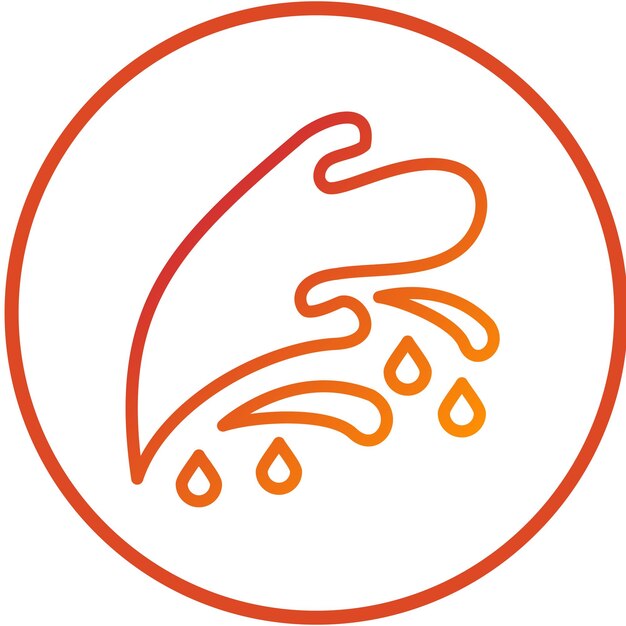 Diseño vectorial Estilo del icono Splash