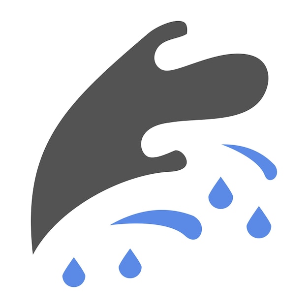 Diseño vectorial Estilo del icono Splash