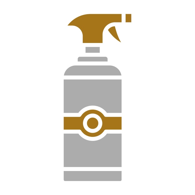 Diseño vectorial Estilo del icono del spray de limpieza