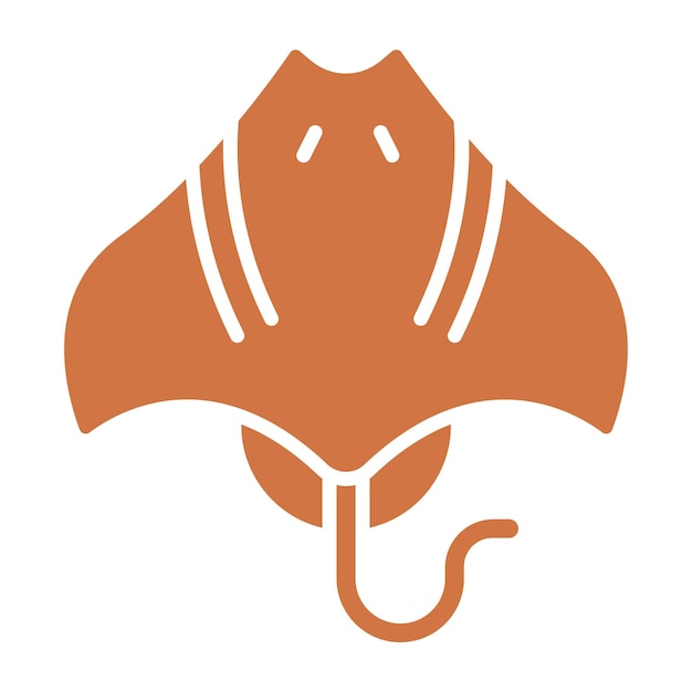 Diseño vectorial Estilo del icono de Stingray