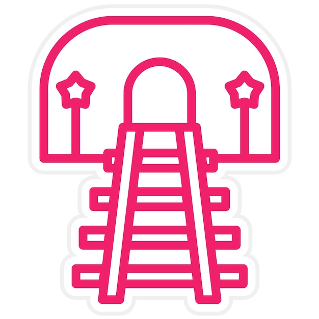 Diseño vectorial Estilo de icono subterráneo