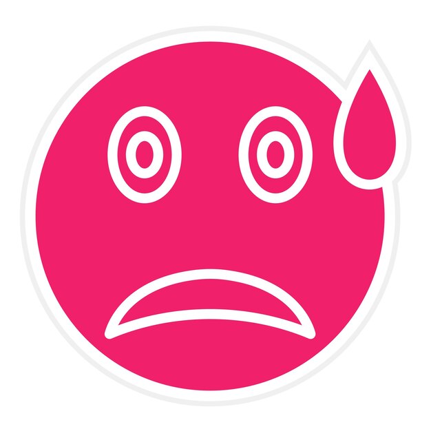 Diseño vectorial Estilo del icono de sudor