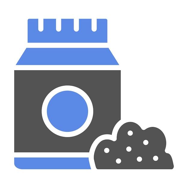 Diseño vectorial Estilo del icono del suelo para macetas
