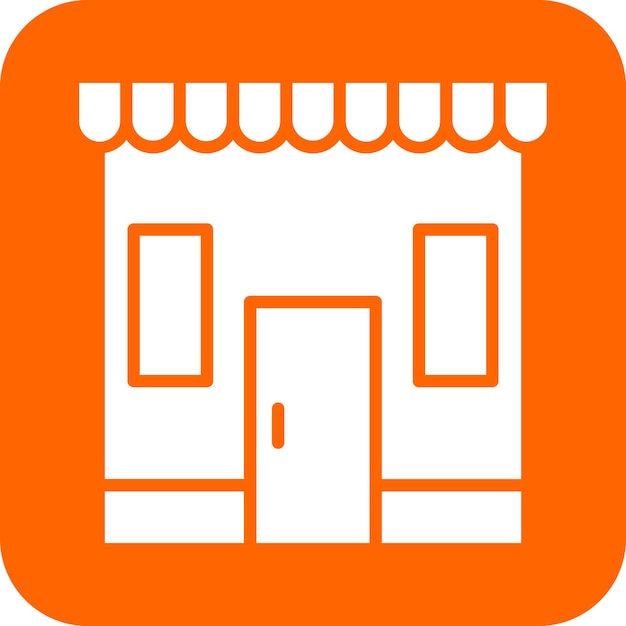 Diseño vectorial Estilo de icono de supermercado