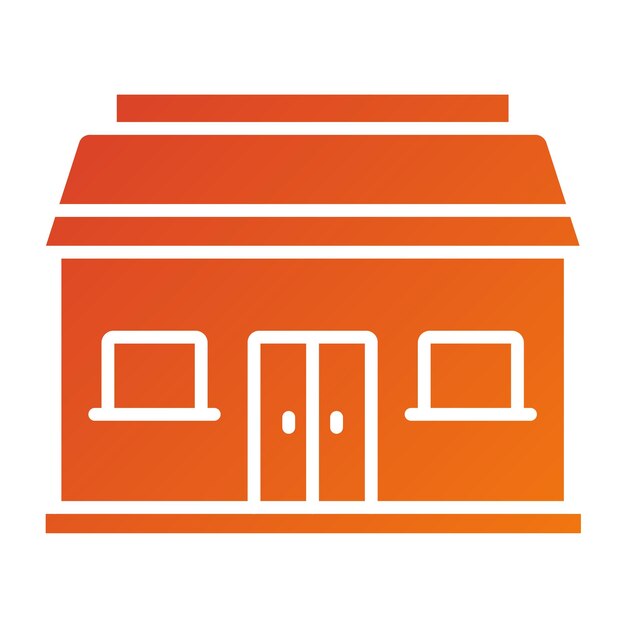 Diseño vectorial Estilo de icono de supermercado