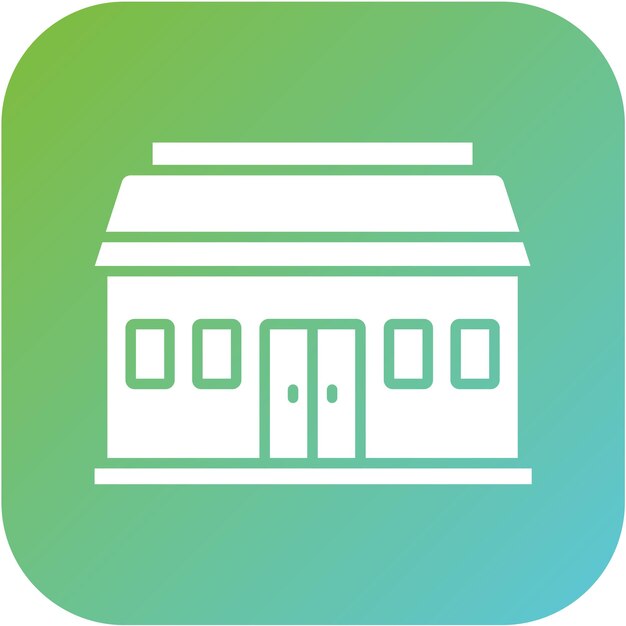 Diseño vectorial Estilo de icono de supermercado