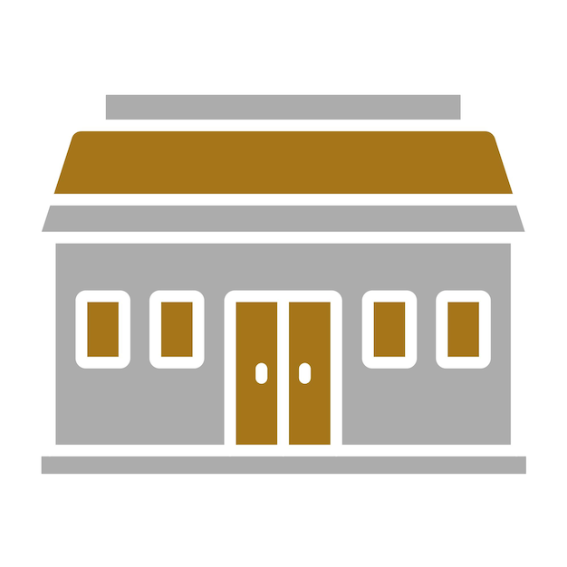 Diseño vectorial Estilo de icono de supermercado